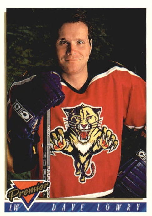 NHL 1993/94 Topps Premier - No. 244 - Dave Lowry