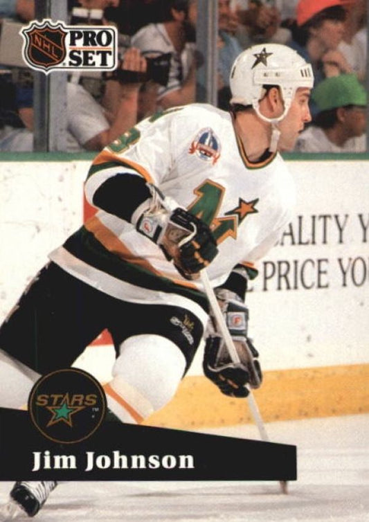 NHL 1991-92 ProSet French - No 116 - Jim Johnson