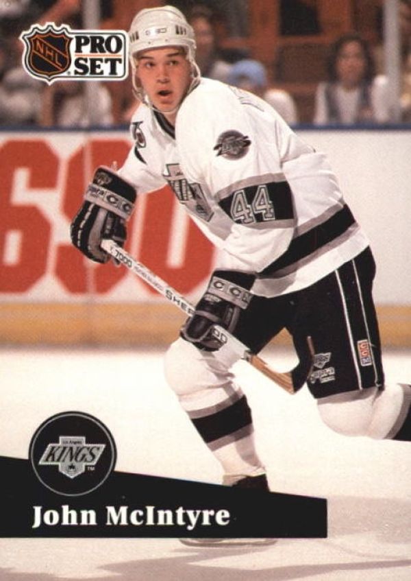 NHL 1991-92 ProSet French - No 401 - John McIntyre