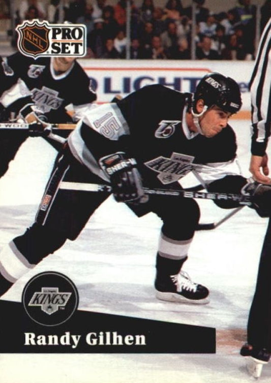 NHL 1991-92 ProSet French - No 403 - Randy Gilhen