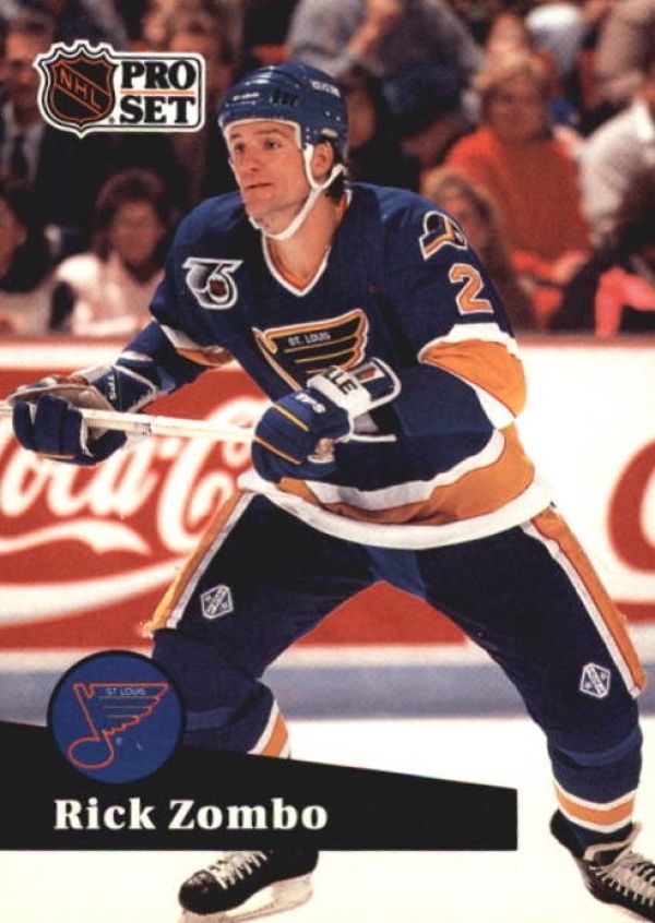 NHL 1991-92 ProSet French - No 474 - Rick Zombo