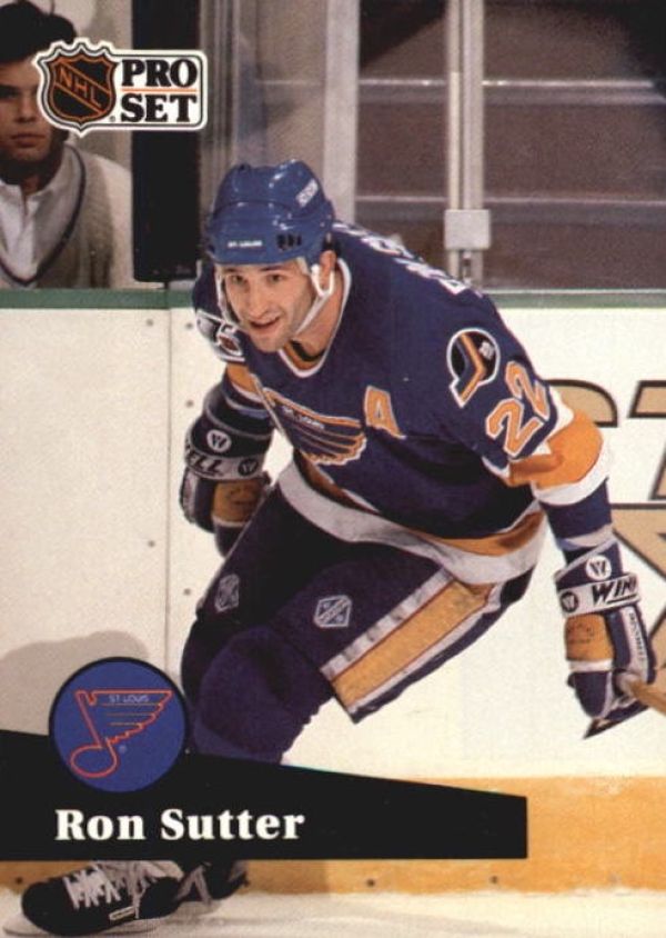 NHL 1991-92 ProSet French - No 476 - Ron Sutter