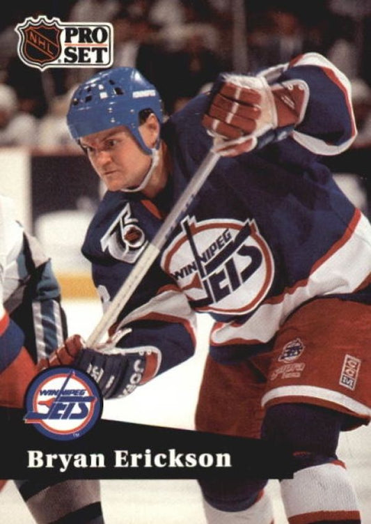 NHL 1991-92 ProSet French - No 516 - Bryan Erickson