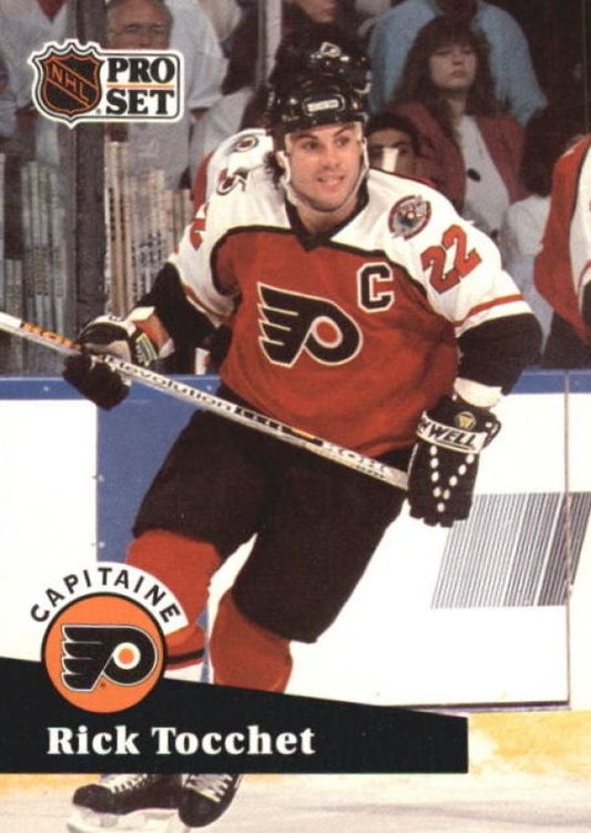 NHL 1991-92 ProSet French - No 580 - Rick Tocchet