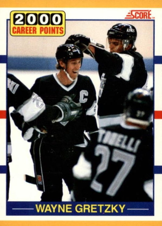 NHL 1990-91 Score Rookie & Traded - No 110T - Wayne Gretzky