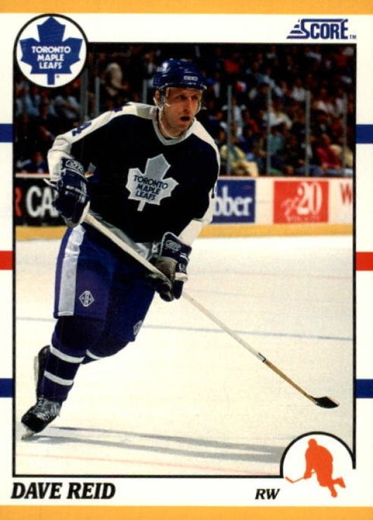 NHL 1990-91 Score Rookie &amp; Traded - No 109T - Dave Reid