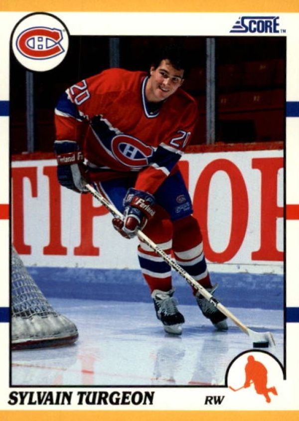 NHL 1990-91 Score Rookie &amp; Traded - No 108T - Sylvain Turgeon