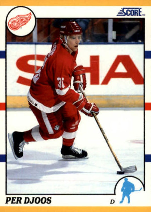 NHL 1990-91 Score Rookie & Traded - No 107T - Per Djoos