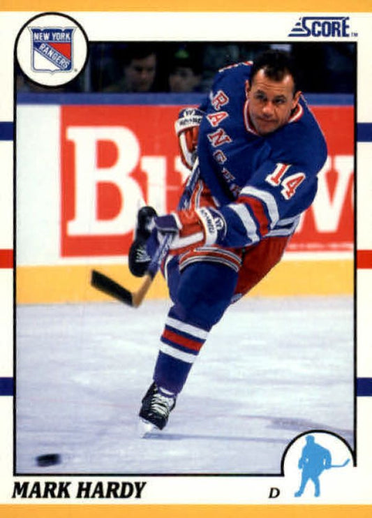 NHL 1990-91 Score Rookie & Traded - No 104T - Mark Hardy