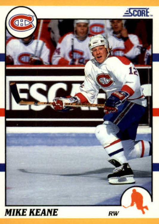 NHL 1990-91 Score Rookie &amp; Traded - No 102T - Mike Keane