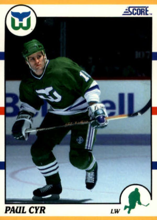 NHL 1990-91 Score Rookie &amp; Traded - No 72T - Paul Cyr