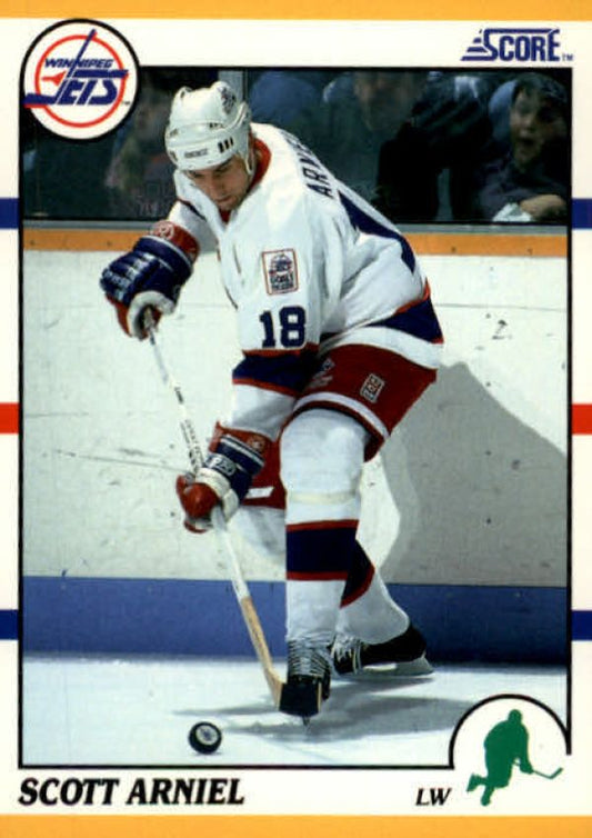 NHL 1990-91 Score Rookie &amp; Traded - No 68T - Scott Arniel