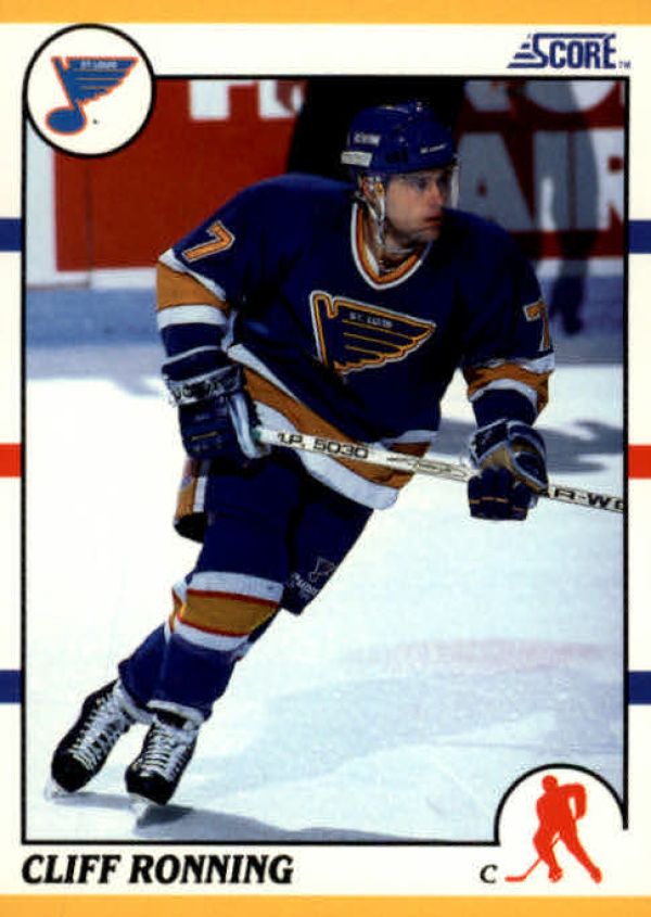 NHL 1990-91 Score Rookie &amp; Traded - No 81T - Cliff Ronning