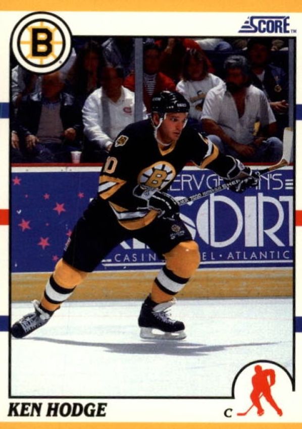 NHL 1990-91 Score Rookie & Traded - No 85T - Ken Hodge