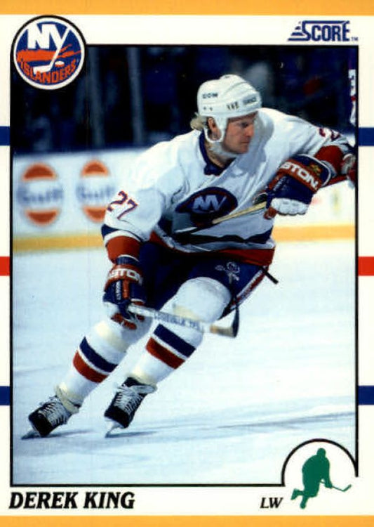 NHL 1990-91 Score Rookie & Traded - No 86T - Derek King