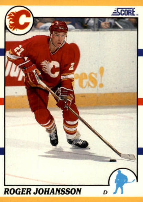 NHL 1990-91 Score Rookie &amp; Traded - No 91T - Roger Johansson