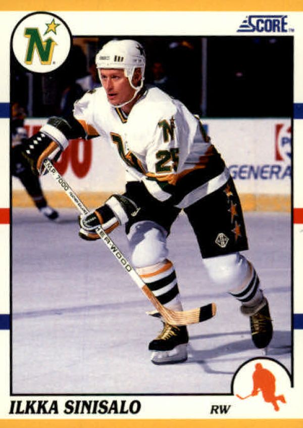 NHL 1990-91 Score Rookie &amp; Traded - No 93T Ilkka Sinisalo