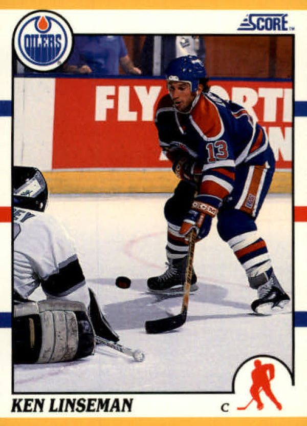 NHL 1990-91 Score Rookie & Traded - No 95T - Ken Linseman