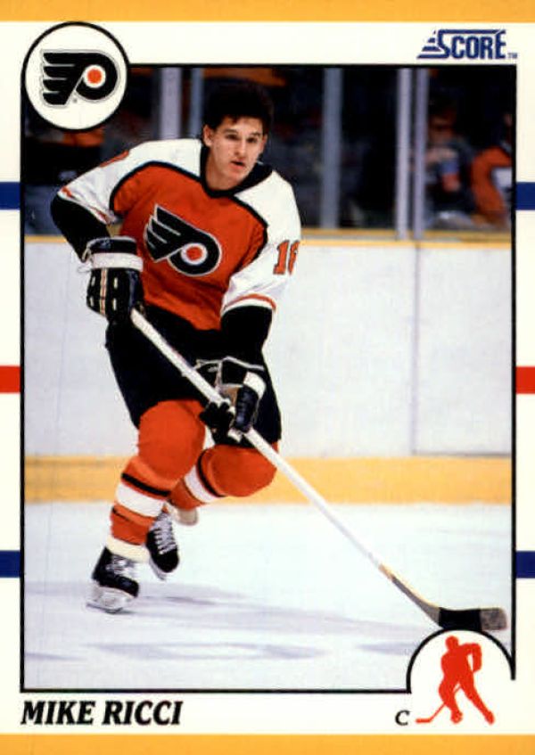 NHL 1990-91 Score Rookie &amp; Traded - No 60T - Mike Ricci