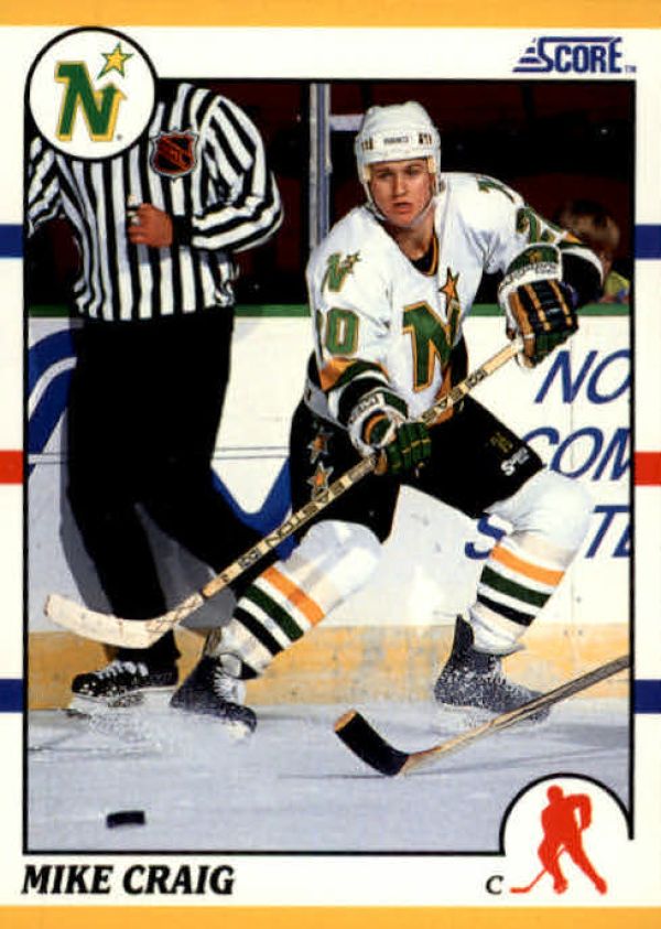 NHL 1990-91 Score Rookie & Traded - No 59T - Mike Craig