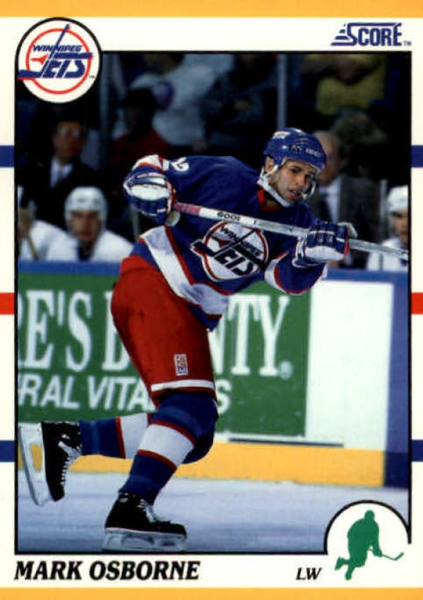 NHL 1990-91 Score Rookie & Traded - No 28T - Mark Osborne