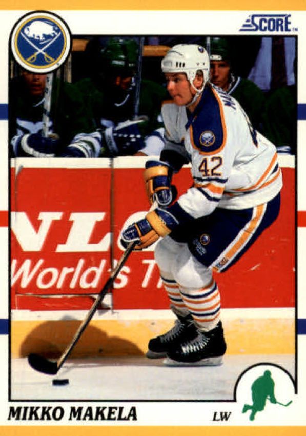 NHL 1990-91 Score Rookie &amp; Traded - No 26T - Mikko Makela