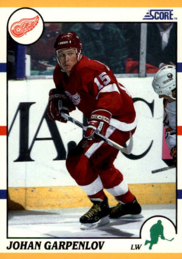 NHL 1990-91 Score Rookie &amp; Traded - No 17T - Johan Garpenlov