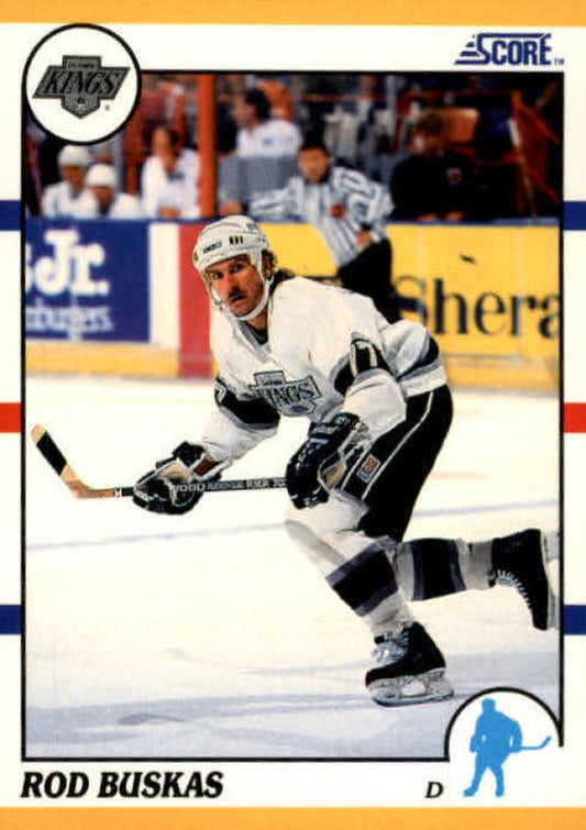 NHL 1990-91 Score Rookie & Traded - No 12T - Rod Buskas