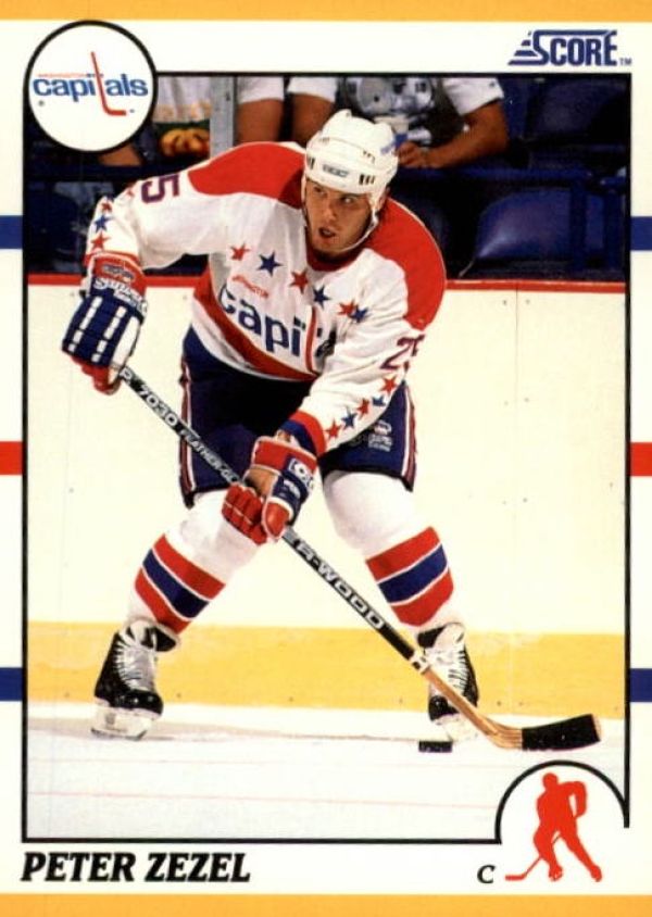 NHL 1990-91 Score Rookie & Traded - No 6T - Peter Zezel