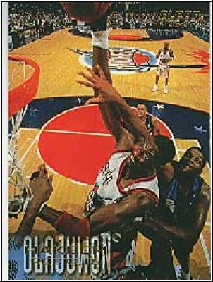 NBA 1996-97 Fleer - No. 42 - Hakeem Olajuwon