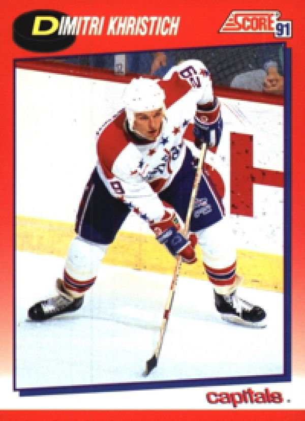 NHL 1991-92 Score Canadien bilingual - No 175 - Dimitri Khristich