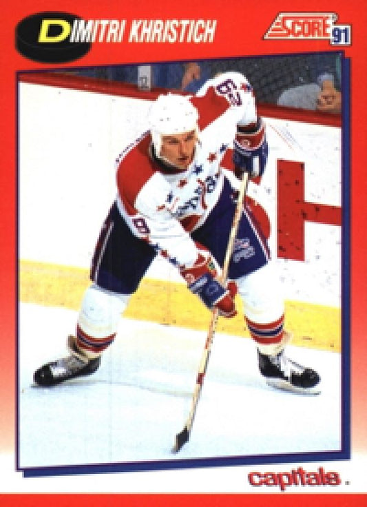 NHL 1991-92 Score Canadien bilingual - No 175 - Dimitri Khristich