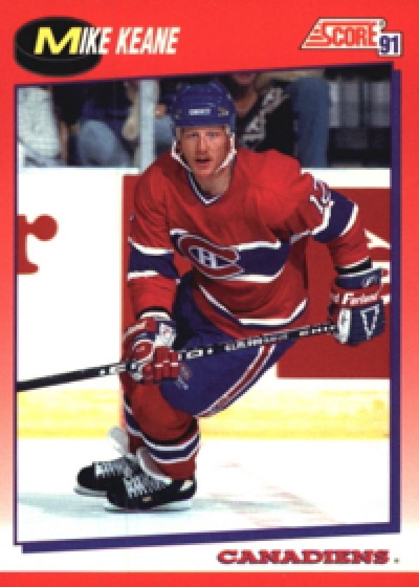 NHL 1991-92 Score Canadien bilingual - No 251 - Mike Keane