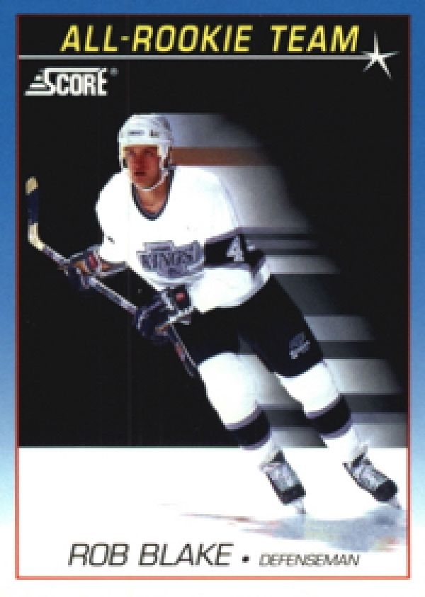 NHL 1991-92 Score Canadien bilingual - No 379 - Rob Blake