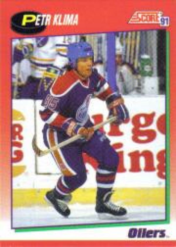 NHL 1991-92 Score Canadien English - No 136 - Petr Klima