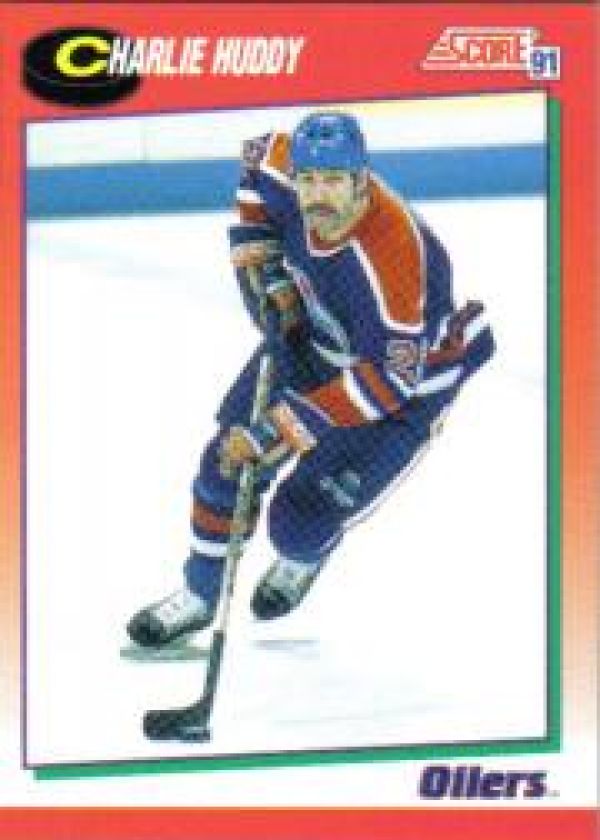 NHL 1991-92 Score Canadien English - No 247 - Charlie Huddy