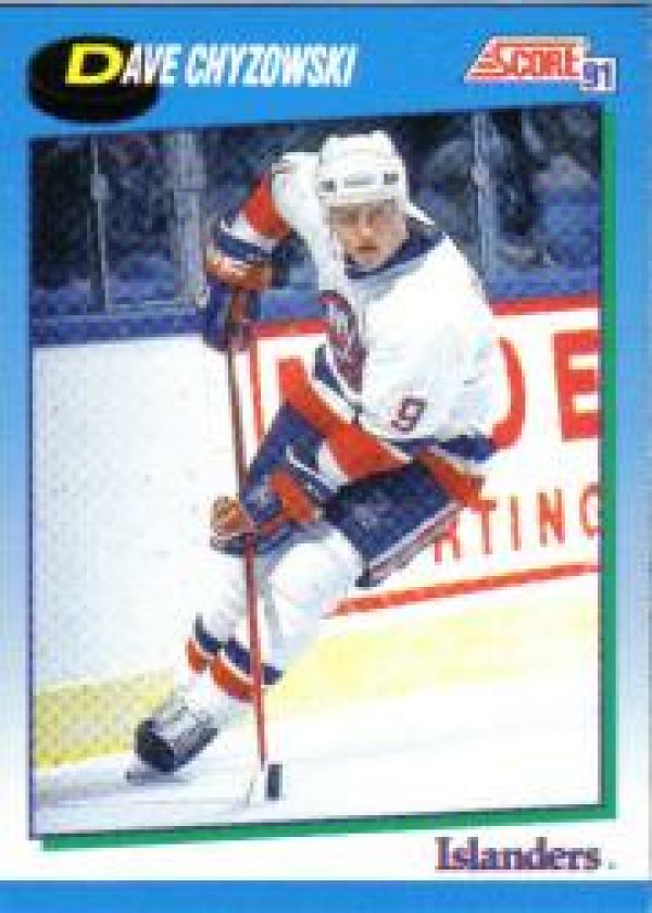 NHL 1991-92 Score Canadien English - No 443 - Dave Chyzowski