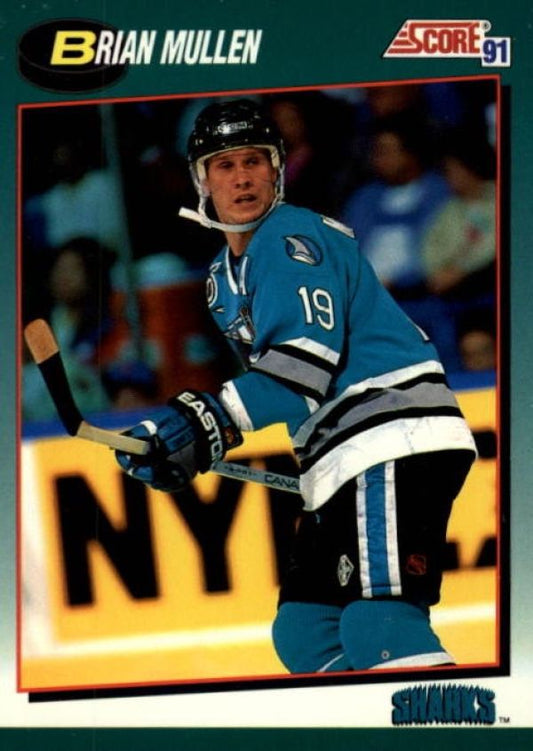 NHL 1991-92 Score Rookie & Traded - No 2T - Brian Mullen