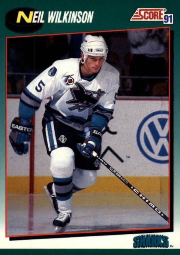 NHL 1991-92 Score Rookie &amp; Traded - No 8T - Neil Wilkinson