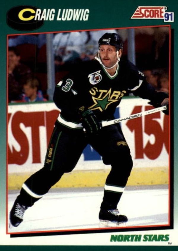 NHL 1991-92 Score Rookie & Traded - No 11T - Craig Ludwig