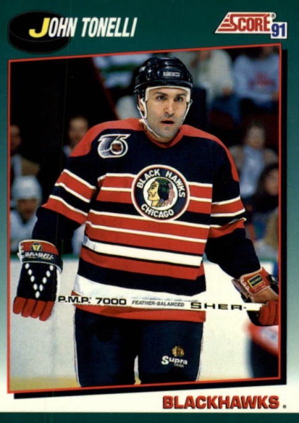 NHL 1991-92 Score Rookie & Traded - No 17T - John Tonelli