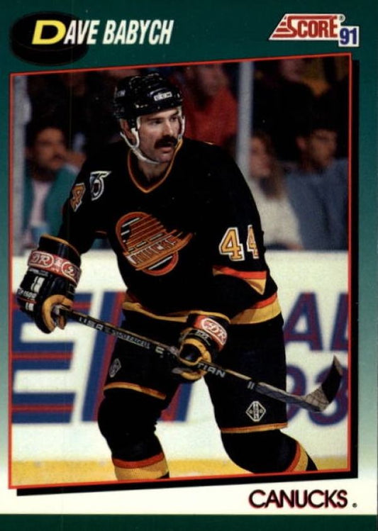 NHL 1991-92 Score Rookie & Traded - No 34T - Dave Babych