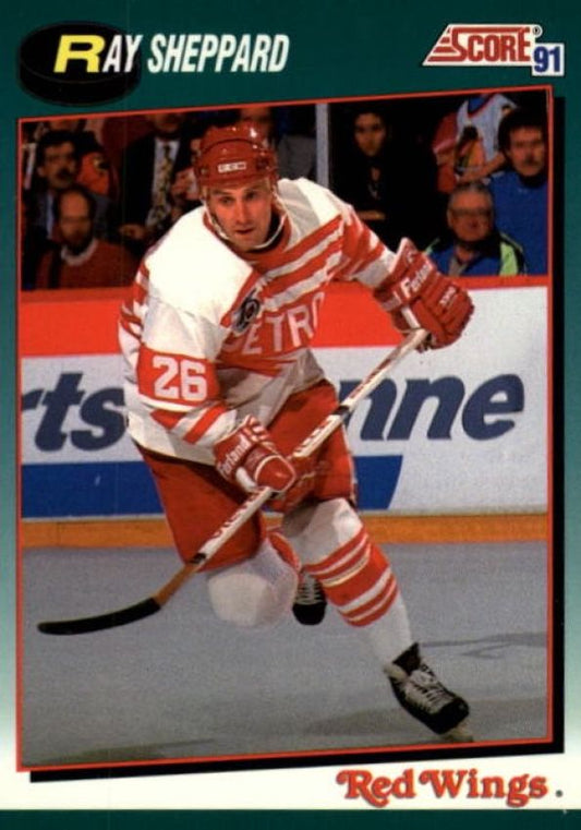 NHL 1991-92 Score Rookie & Traded - No 36T - Ray Sheppard