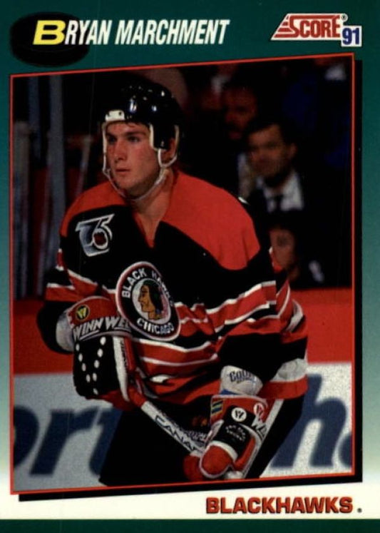 NHL 1991-92 Score Rookie & Traded - No 56T - Bryan Marchment