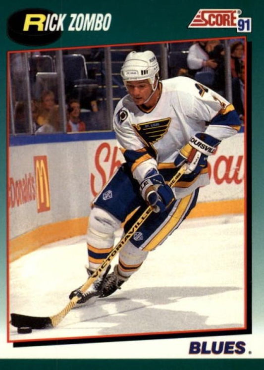 NHL 1991-92 Score Rookie & Traded - No 60T - Rick Zombo