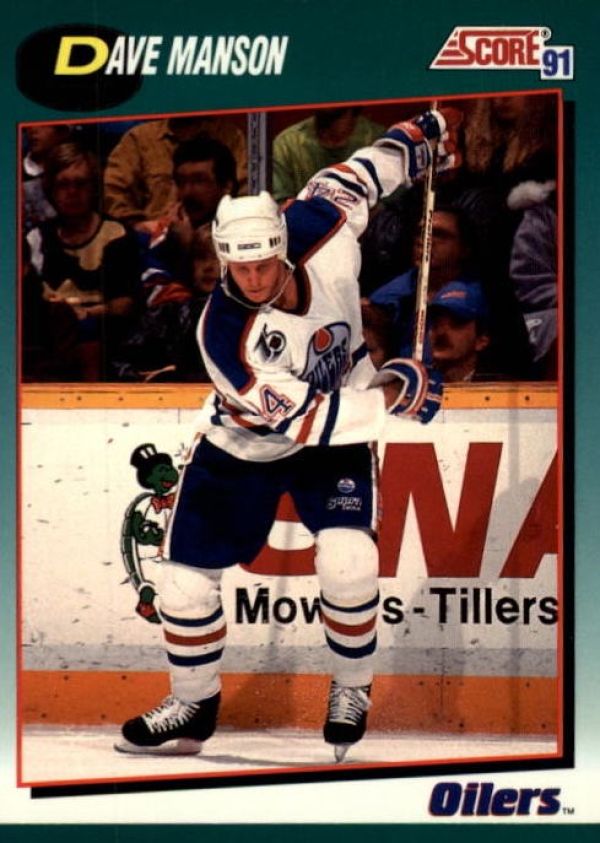 NHL 1991-92 Score Rookie & Traded - No 74T - Dave Manson