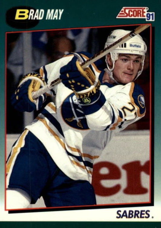 NHL 1991-92 Score Rookie & Traded - No 78T - Brad May