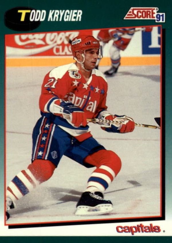 NHL 1991-92 Score Rookie & Traded - No 87T - Todd Krygier