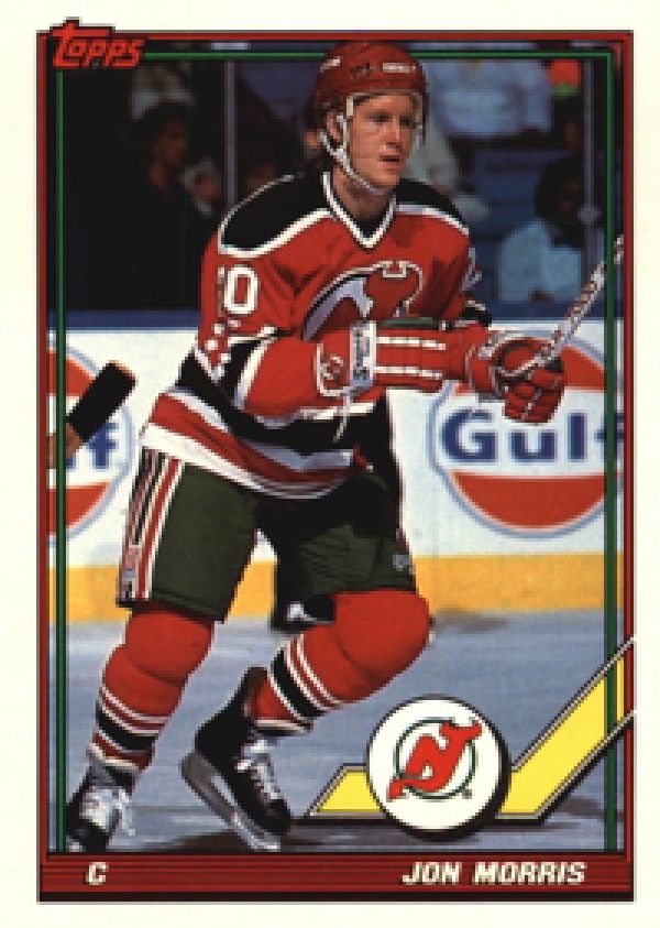 NHL 1991-92 Topps - No. 332 - Jon Morris