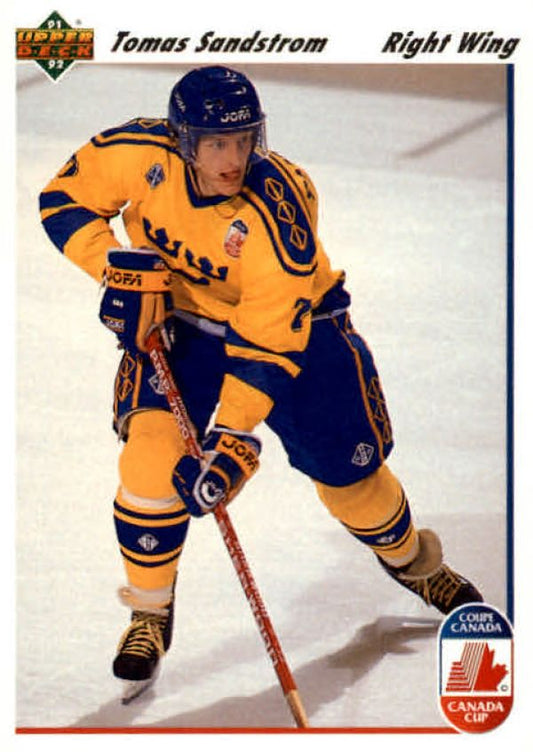 NHL 1991-92 Upper Deck - No 30 - Tomas Sandstrom